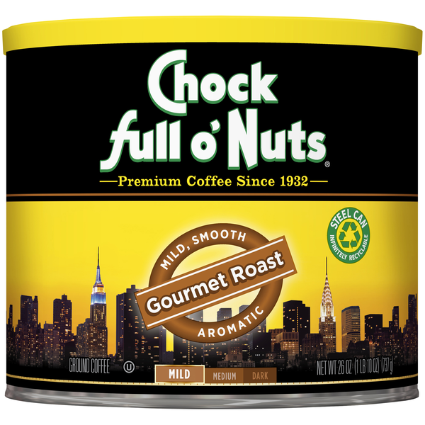 Coffee Chock full o’Nuts Gourmet Roast Ground Coffee hero