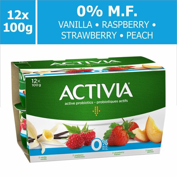 Yogurt Activia Fat Free Yogurt With Probiotics, Variety, 0% M.F. hero