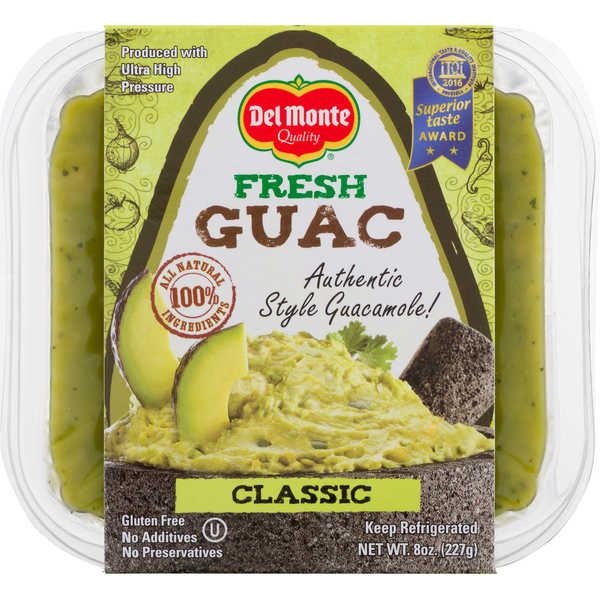 Fresh Dips & Tapenades Del Monte Guacamole, Classic, Fresh hero