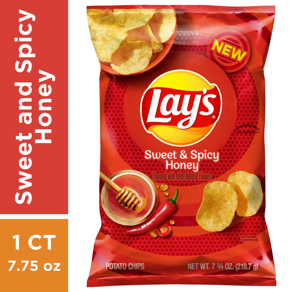 Lay's Potato Chips Sweet & Spicy Honey hero