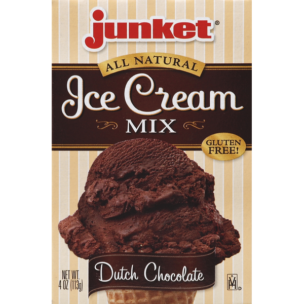 Ice Cream Toppings Junket Ice Cream Mix, Dutch Chocolate hero