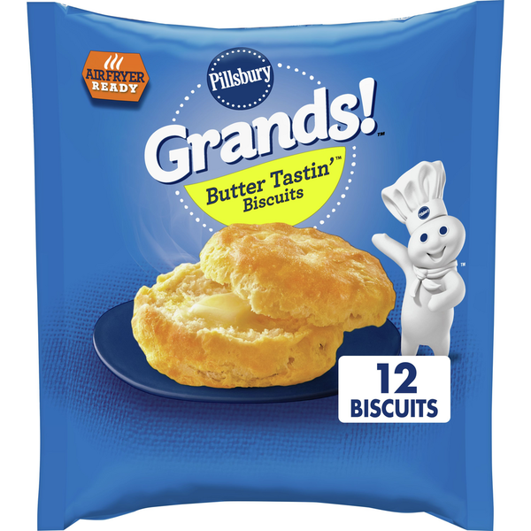 Frozen Breads & Doughs Pillsbury Grands! Frozen Biscuits, Butter Tastin hero