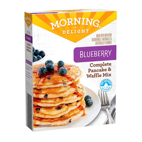 Hot Cereal & Pancake Mixes Morning Delight’s Blueberry Pancake Mix hero