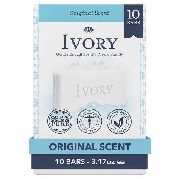 Bath & Body Ivory Bar Soap Notes of Aloe hero