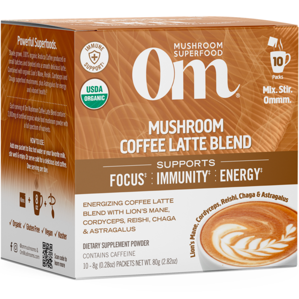 Coffee Om Mushroom Coffee Latte Blend hero