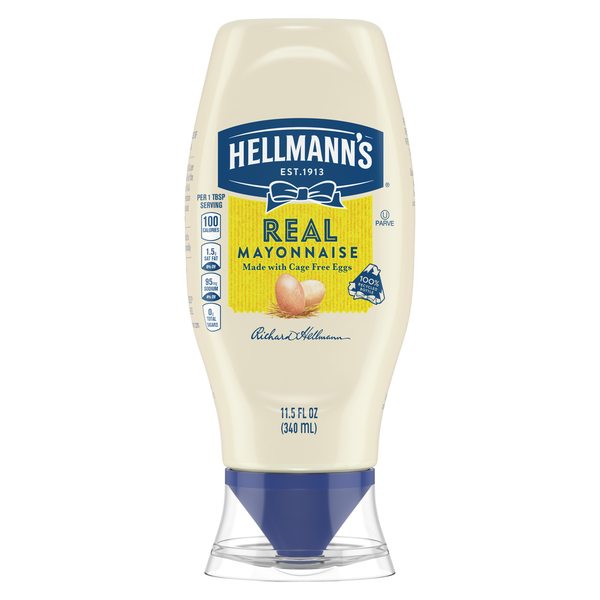 Pantry Hellmann's Real Mayonnaise Real Mayo Squeeze Bottle hero