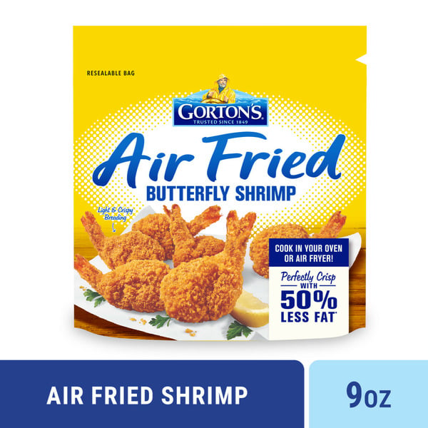 Frozen Meat & Seafood Gorton's Air Fried Butterfly Shrimp hero