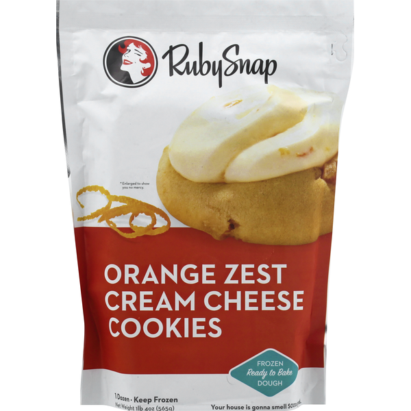 Doughs, Gelatins & Bake Mixes RubySnap Cookies, Orange Zest Cream Cheese hero