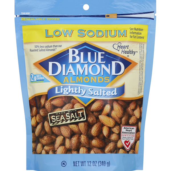 Nuts, Seeds & Dried Fruit Blue Diamond Almonds, Lightly Salted hero