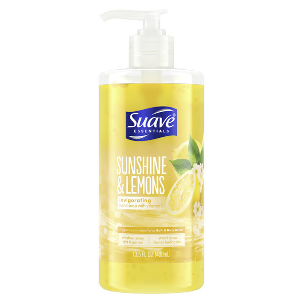 Hand Care Suave Invigorating Liquid Hand Soap Sunshine & Lemons hero