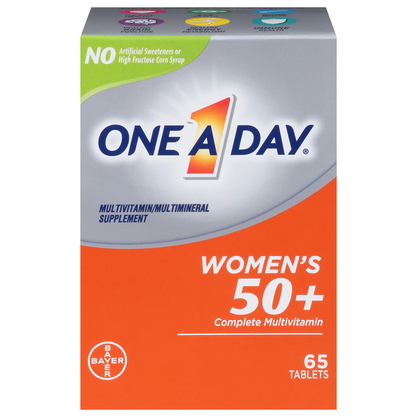 Vitamins & Supplements One A Day Multivitamin, Complete, Women's 50+, Tablets hero