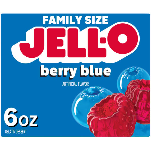 Doughs, Gelatins & Bake Mixes Jell-O Berry Blue Gelatin Dessert hero