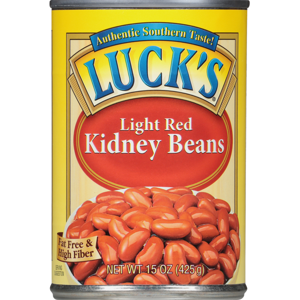 Canned Meals & Beans Luck's Kidney Beans, Light Red hero