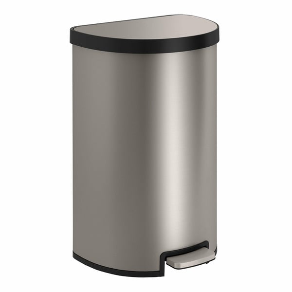 Costco Kohler Semi-Round Step Trash Can Stainless Steel Same-Day 