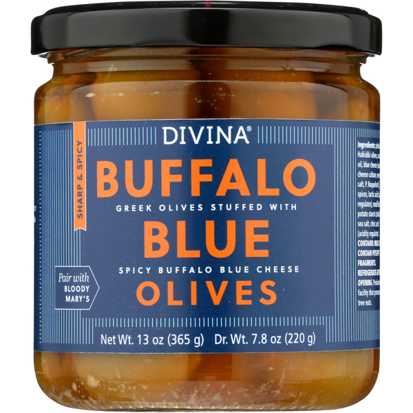 Pickled Goods & Olives Divina Buffalo Blue Stuffed Olives hero