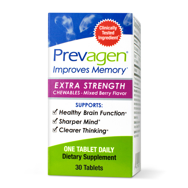 Brain & Memory Support Prevagen Extra Strength Chewables, Mixed Berry Flavor hero