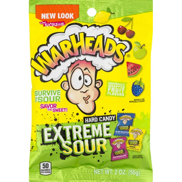 Candy & Chocolate WARHEADS Hard Candy, Extreme Sour hero