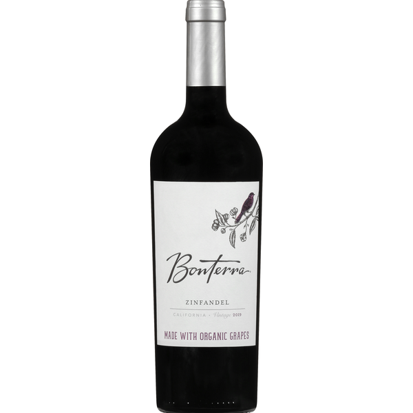 Red Wines Bonterra Zinfandel, California hero