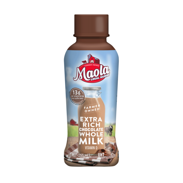 Milk, Soy & Lactose Free Maola Extra Rich Chocolate Whole Milk, Single Serve hero