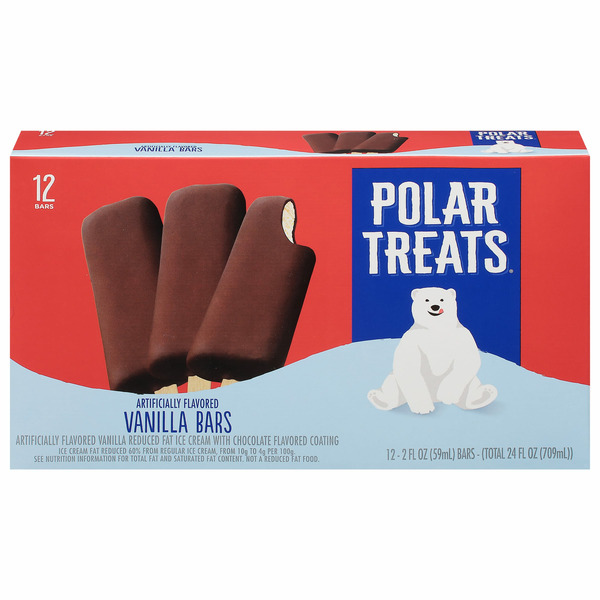 Ice Cream & Ice Polar Treats Vanilla Ice Cream Bars hero