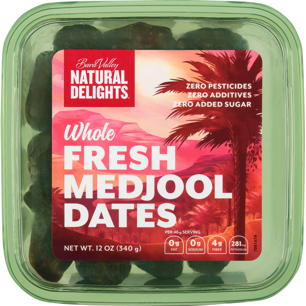 Packaged Vegetables & Fruits Natural Delights Dates, Medjool, Fresh, Whole hero