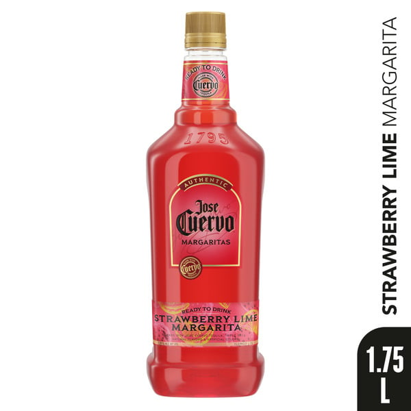 Prepared cocktails Jose Cuervo Authentic Margarita Strawberry Lime Cocktail hero