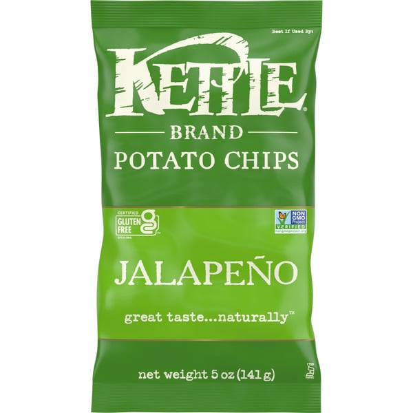 Potato Chips,Tortilla & Pretzels Kettle Chips Jalapeno Potato Chips hero