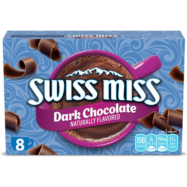 Cocoa & Drink Mixes Swiss Miss Dark Chocolate Flavored Hot Cocoa Mix hero