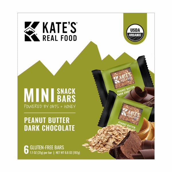 Kate's Real Food Mini Snack Pack, Peanut Butter Dark Chocolate hero