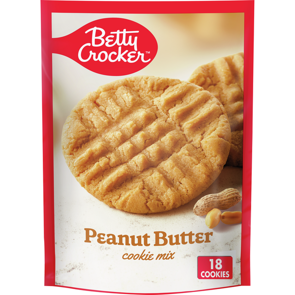 Doughs, Gelatins & Bake Mixes Betty Crocker Peanut Butter Cookie Mix hero