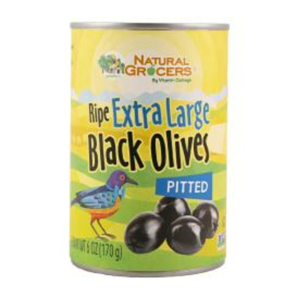 Pickled Goods & Olives Natural Grocers Extra Large Non GMO Pitted Olives In Can hero