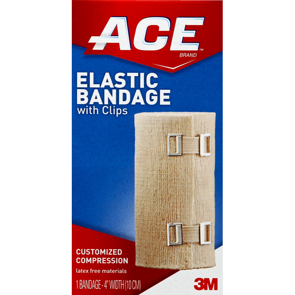 First Aid ACE Bandage, Elastic, with Clips hero