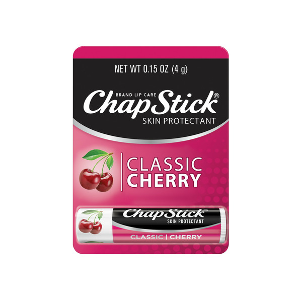 Facial Care ChapStick Classic Cherry Flavor Lip Balm hero