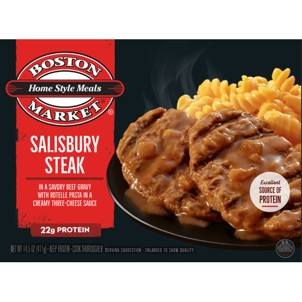 Frozen Meals Boston Market Salisbury Steak hero