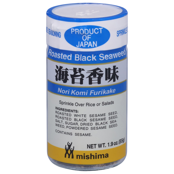 Spices & Seasonings Mishima Nori Komi Furikake, Roasted Black Seaweed hero