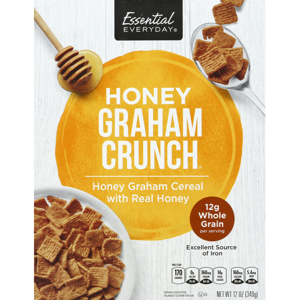 Cereal Essential Everyday Cereal, Honey Graham Crunch hero