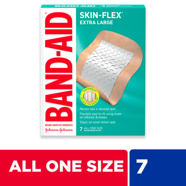 Other Personal Care BAND-AID Skin-Flex Adhesive Bandages, Extra Large hero