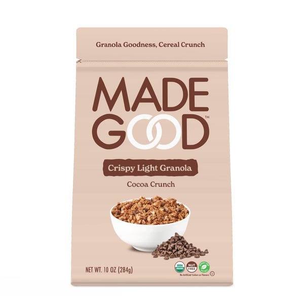 Granola MadeGood Cocoa Crunch Crispy Light Granola hero