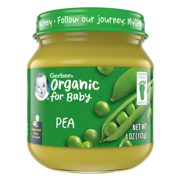 Baby Food & Formula Gerber Baby Food Pea Jar hero