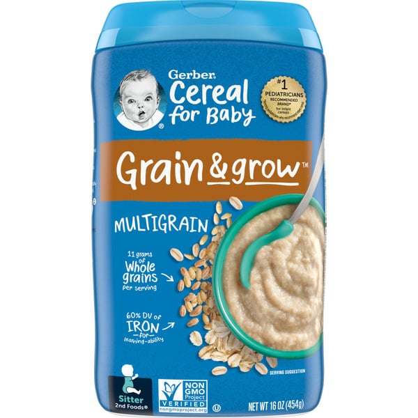 Baby Food & Formula Gerber Baby Cereal Multigrain Clean Label Project hero