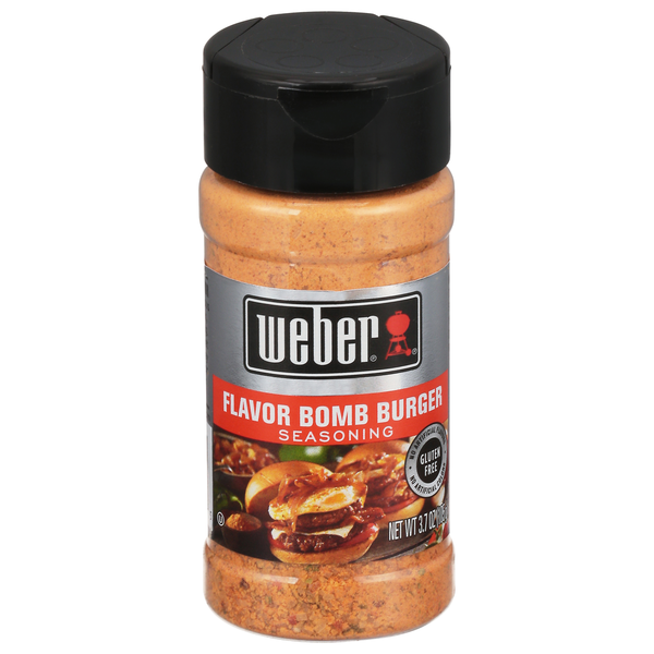 Spices & Seasonings Weber Seasoning, Flavor Bomb Burger hero