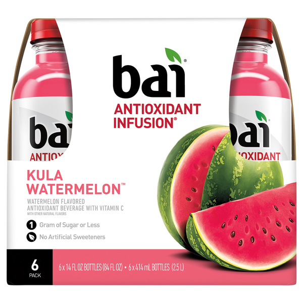 Energy & Sports Drinks Bai Antioxidant Beverage, Kula Watermelon hero