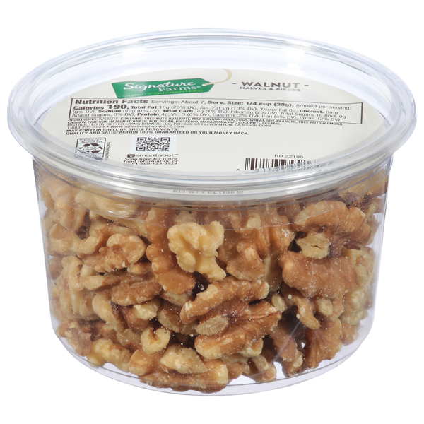 Nuts, Seeds & Dried Fruit Signature Farms Walnut, Halves & Pieces hero