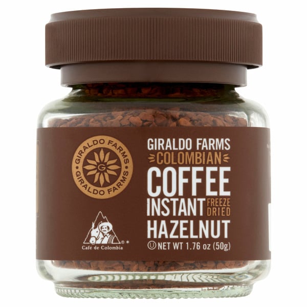 Coffee Giraldo Farms Colombian Freeze Dried Hazelnut Instant Coffee hero