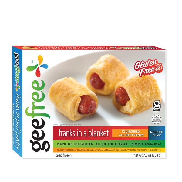 Frozen Meals GeeFree Franks in a Blanket, Gluten Free hero