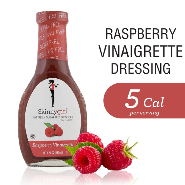 Salad Dressings (Refrigerated) Skinnygirl Fat-Free | Sugar-Free Raspberry Vinaigrette Salad Dressing, 8 FL OZ hero