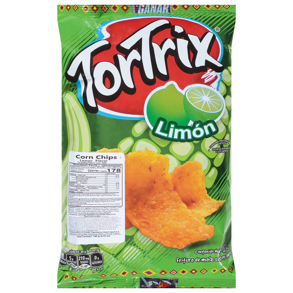 Chips & Pretzels Tortrix Corn Chips, Lemon Flavor hero