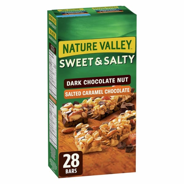 Granola Nature Valley Granola Bars, Sweet and Salty Nut, Variety Pack, Value Pack hero