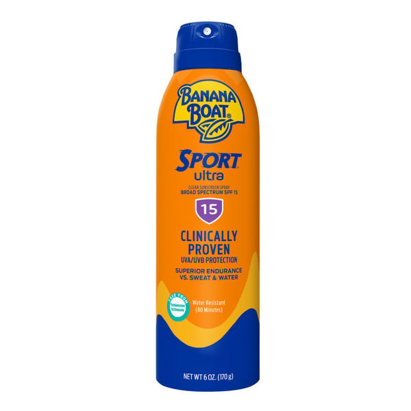 Body Lotions & Soap Banana Boat Sport Performance Clear Spray Sunscreen Broad Spectrum hero