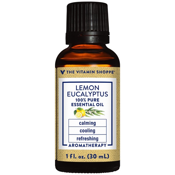 Aromatherapy The Vitamin Shoppe Lemon Eucalyptus 100% Pure Essential Oil (1 fl.oz) hero